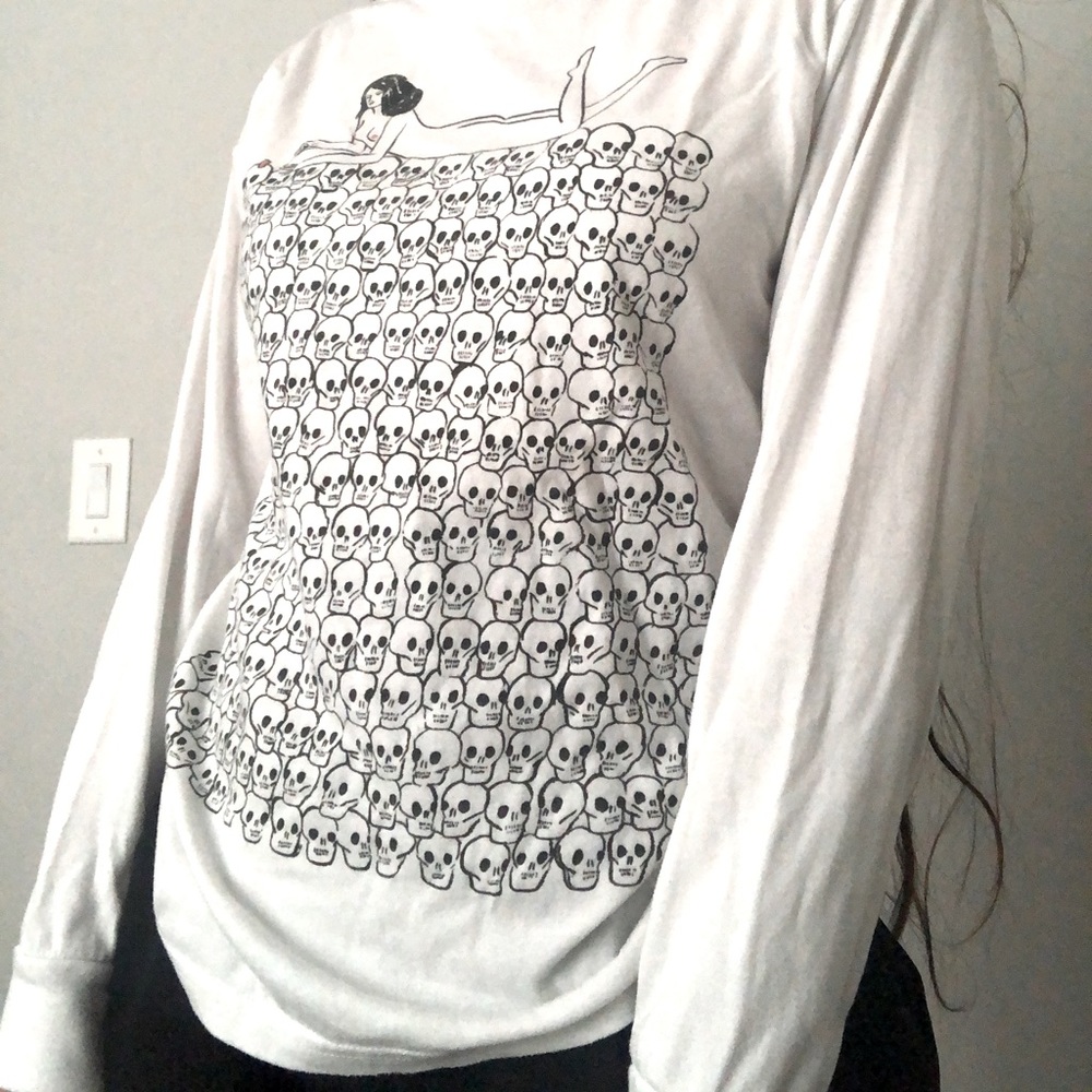 Stay Home Club long sleeve graphic shirt